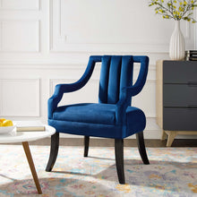 Load image into Gallery viewer, Harken Performance Velvet Accent Chair by Modway
