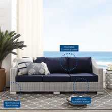 Load image into Gallery viewer, Conway Sunbrella¨ Outdoor Patio Wicker Rattan Sofa by Modway
