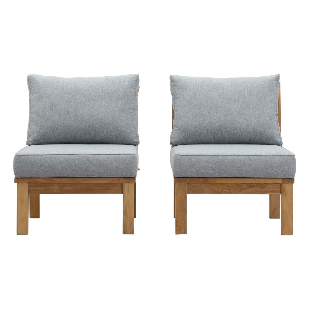 Marina 2 Piece Outdoor Patio Teak Set by Modway