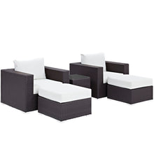 Load image into Gallery viewer, Convene 5 Piece Outdoor Patio Sectional Set by Modway

