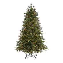 Load image into Gallery viewer, 6&#39; Snowed Tipped Clermont Mixed Pine Artificial Christmas Tree
