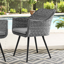 Load image into Gallery viewer, Endeavor Outdoor Patio Wicker Rattan Dining Armchair by Modway
