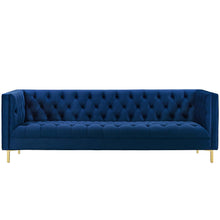 Load image into Gallery viewer, Delight Tufted Button Performance Velvet Sofa by Modway
