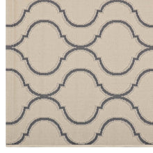 Load image into Gallery viewer, Linza Wave Abstract Trellis Indoor and Outdoor 5x8 Area Rug by Modway
