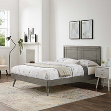 Load image into Gallery viewer, Marlee Wood King Platform Bed With Splayed Legs by Modway
