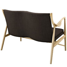 Load image into Gallery viewer, Makeshift Upholstered Fabric Loveseat by Modway
