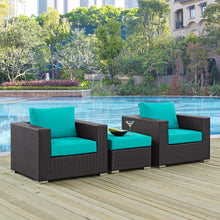 Load image into Gallery viewer, Convene 3 Piece Outdoor Patio Sofa Set by Modway
