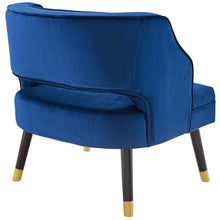 Load image into Gallery viewer, Traipse Button Tufted Open Back Performance Velvet Armchair by Modway

