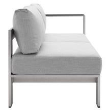Load image into Gallery viewer, Shore 7 Piece Sunbrella¨ Fabric Outdoor Patio Aluminum Sectional Sofa Set by Modway
