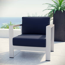 Load image into Gallery viewer, Shore Outdoor Patio Aluminum Armchair by Modway

