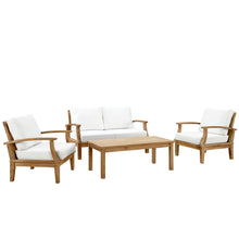 Load image into Gallery viewer, Marina 4 Piece Outdoor Patio Teak Set by Modway
