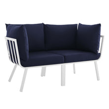 Load image into Gallery viewer, Riverside 2 Piece Outdoor Patio Aluminum Sectional Sofa Set by Modway
