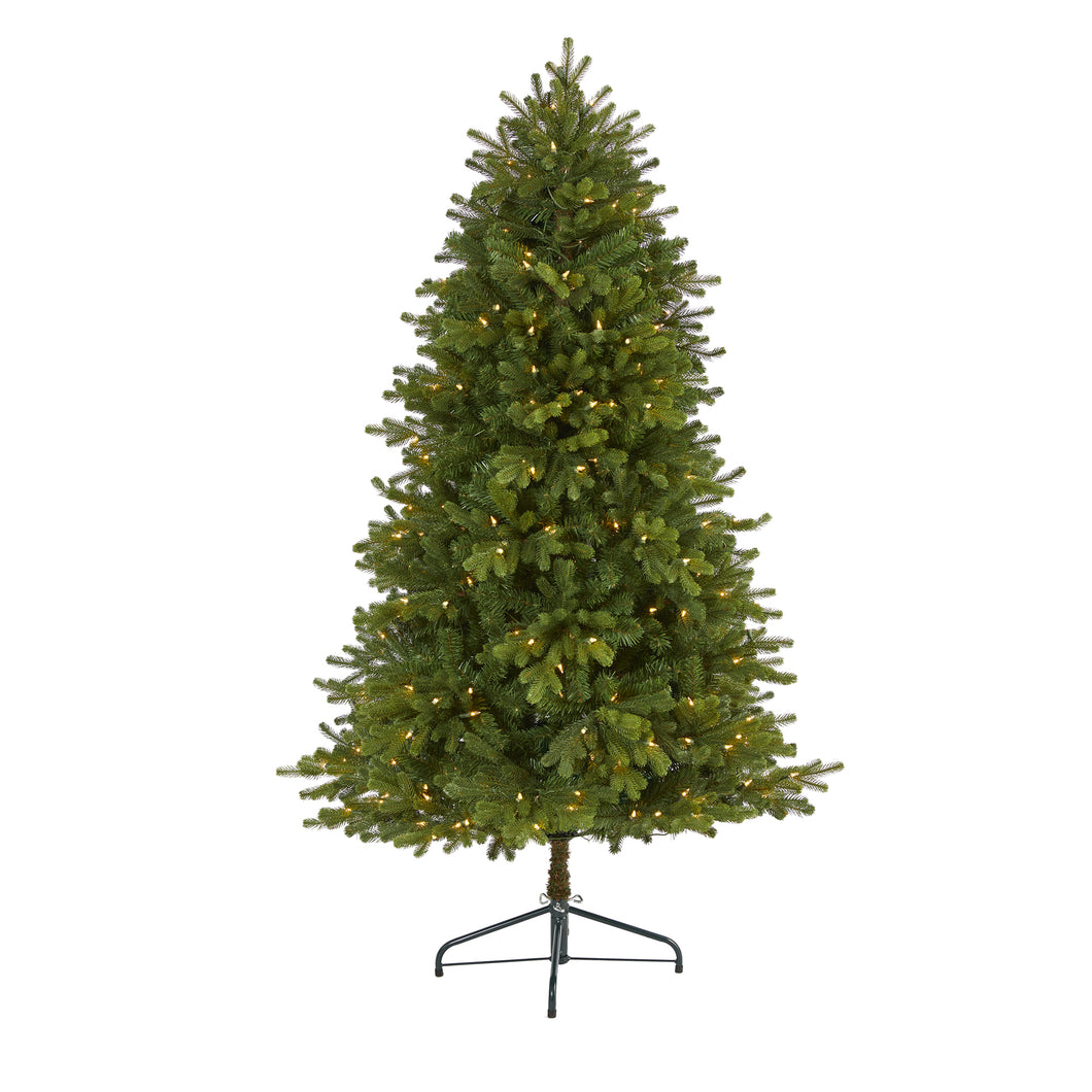5.5' Washington Fir Artificial Christmas Tree with 300 Clear Lights