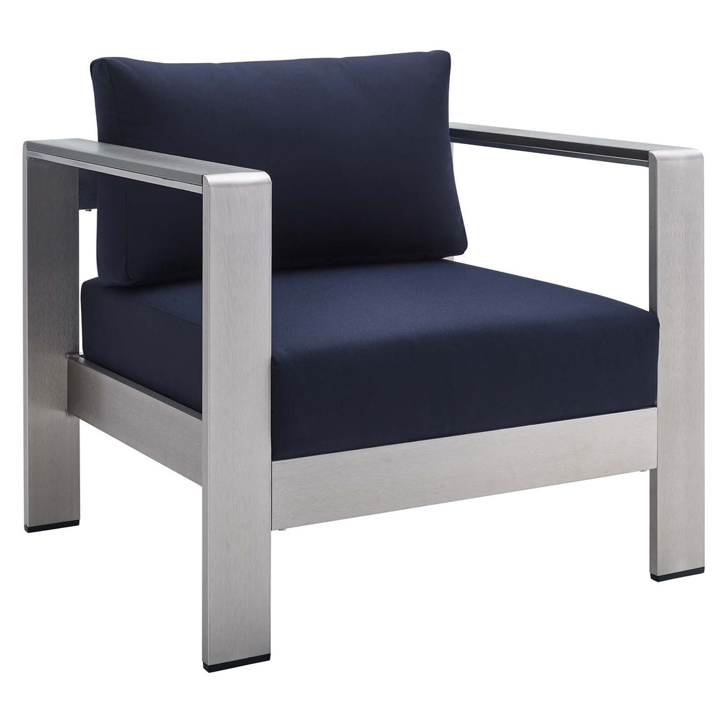 Shore Sunbrella¨ Fabric Aluminum Outdoor Patio Armchair by Modway