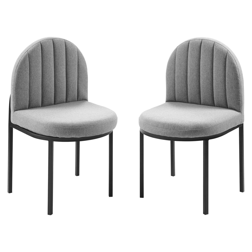 Isla Upholstered Fabric Dining Side Chair Set of 2 by Modway