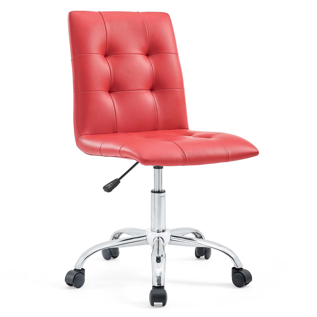 Prim Armless Mid Back Office Chair by Modway