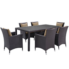 Load image into Gallery viewer, Convene 7 Piece Outdoor Patio Dining Set by Modway
