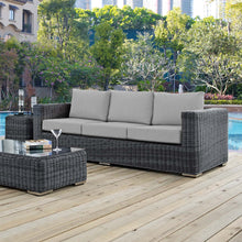 Load image into Gallery viewer, Summon Outdoor Patio Sunbrella¨ Sofa by Modway
