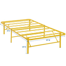 Load image into Gallery viewer, Horizon Stainless Steel Twin Bed Frame by Modway
