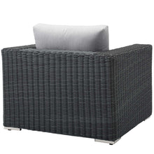 Load image into Gallery viewer, Summon Outdoor Patio Fabric Sunbrella¨ Armchair by Modway
