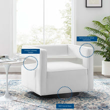 Load image into Gallery viewer, Booth Performance Velvet Performance Velvet Swivel Armchair by Modway
