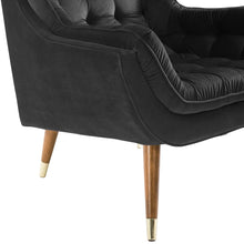 Load image into Gallery viewer, Suggest Button Tufted Performance Velvet Lounge Chair by Modway
