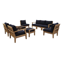 Load image into Gallery viewer, Marina 9 Piece Outdoor Patio Teak Set by Modway
