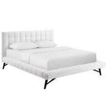 Load image into Gallery viewer, Julia Biscuit Tufted Performance Velvet Queen Platform Bed by Modway
