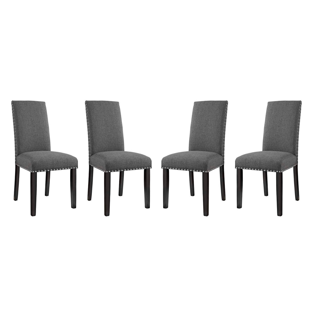 Parcel Fabric Dining Side Chair Set of 4 by Modway