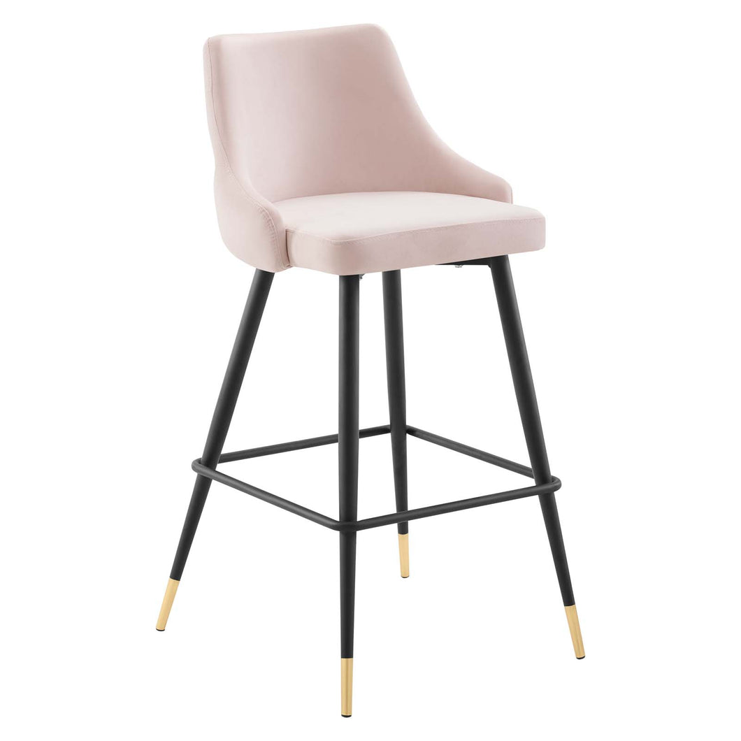 Adorn Performance Velvet Bar Stool by Modway