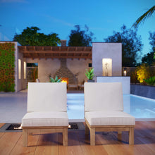 Load image into Gallery viewer, Marina 2 Piece Outdoor Patio Teak Set by Modway
