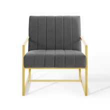 Load image into Gallery viewer, Inspire Channel Tufted Performance Velvet Armchair by Modway

