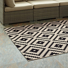 Load image into Gallery viewer, Perplex Geometric Diamond Trellis Indoor and Outdoor 8x10 Area Rug by Modway

