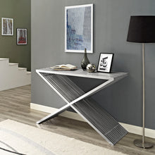 Load image into Gallery viewer, Press Stainless Steel Console Table
