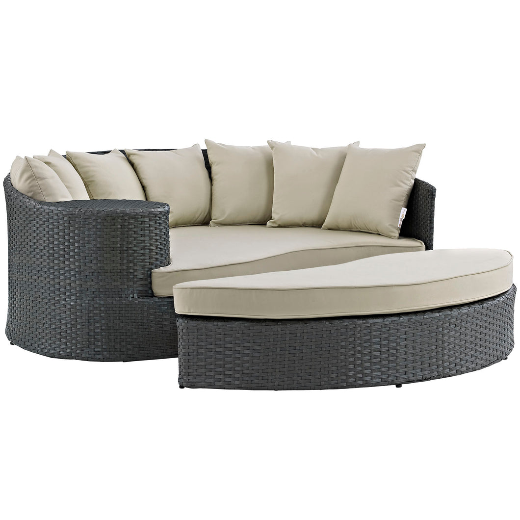 Sojourn Outdoor Patio Sunbrella¨ Daybed by Modway