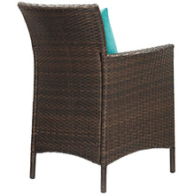 Load image into Gallery viewer, Conduit Outdoor Patio Wicker Rattan Dining Armchair by Modway
