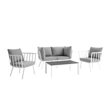 Load image into Gallery viewer, Riverside 5 Piece Outdoor Patio Aluminum Set by Modway
