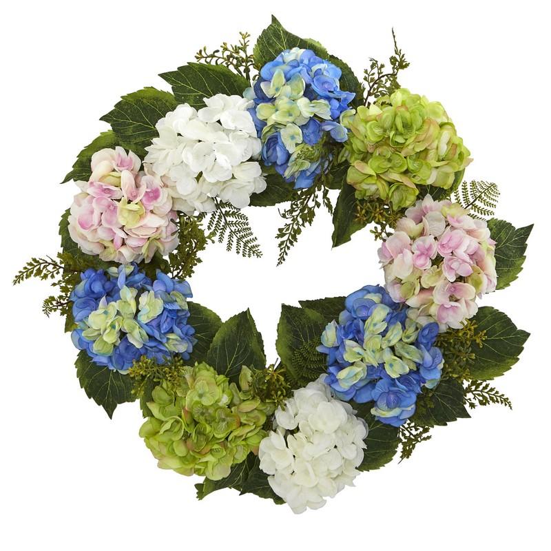 24'' Hydrangea Wreath