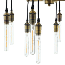 Load image into Gallery viewer, Resolve Antique Brass Ceiling Light Pendant Chandelier by Modway
