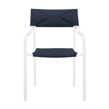 Load image into Gallery viewer, Raleigh Stackable Outdoor Patio Aluminum Dining Armchair by Modway
