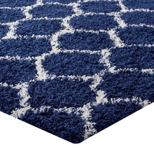 Load image into Gallery viewer, Solvea Moroccan Trellis 5x8 Shag Area Rug by Modway
