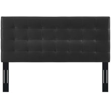 Load image into Gallery viewer, Paisley Tufted Upholstered Faux Leather Full / Queen Headboard by Modway
