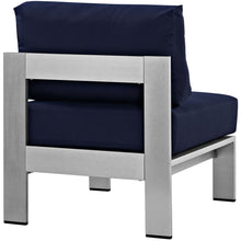 Load image into Gallery viewer, Shore Armless Outdoor Patio Aluminum Chair by Modway
