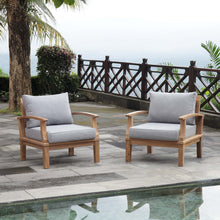 Load image into Gallery viewer, Marina 2 Piece Outdoor Patio Teak Set by Modway

