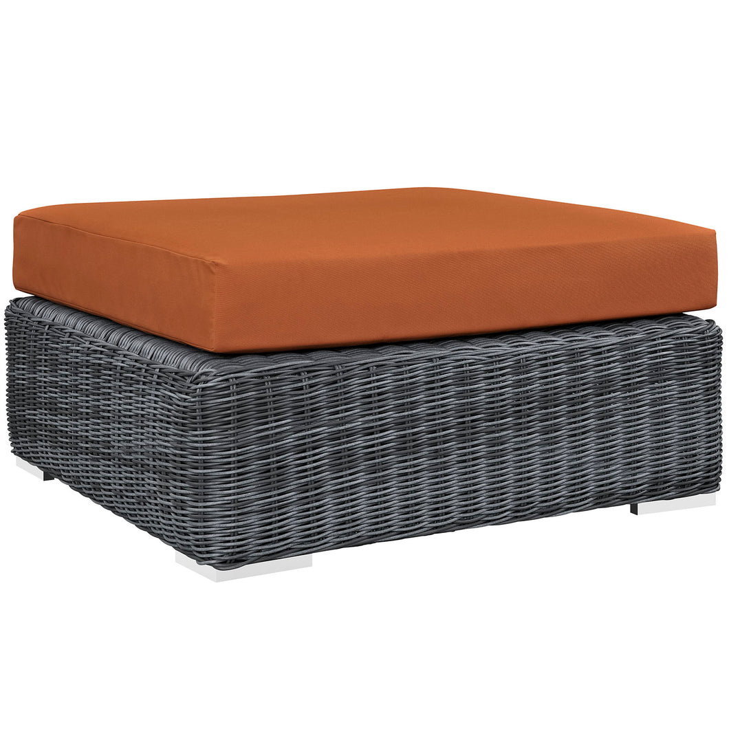 Summon Outdoor Patio Sunbrella¨ Square Ottoman by Modway