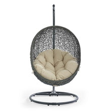 Load image into Gallery viewer, Hide Outdoor Patio Sunbrella¨ Swing Chair With Stand by Modway
