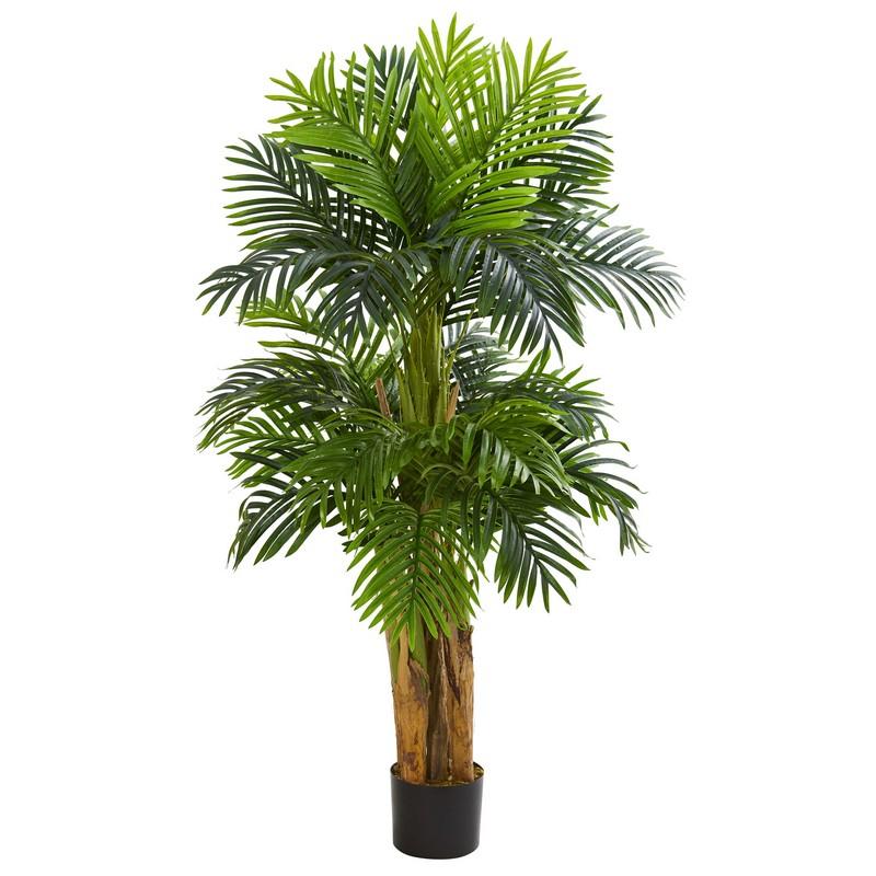 5' Triple Areca Palm Artificial Tree 5536 By Nearly Natural