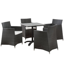 Load image into Gallery viewer, Junction 5 Piece Outdoor Patio Dining Set by Modway
