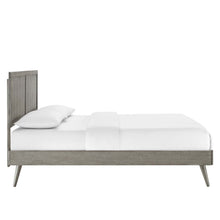 Load image into Gallery viewer, Alana Wood King Platform Bed With Splayed Legs by Modway
