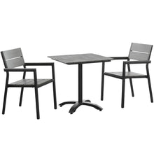 Load image into Gallery viewer, Maine 3 Piece Outdoor Patio Dining Set by Modway
